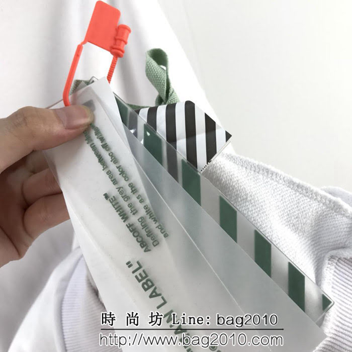 OFF Whitefor all系列 03支線 純棉帽衫 情侶款 ydi1267